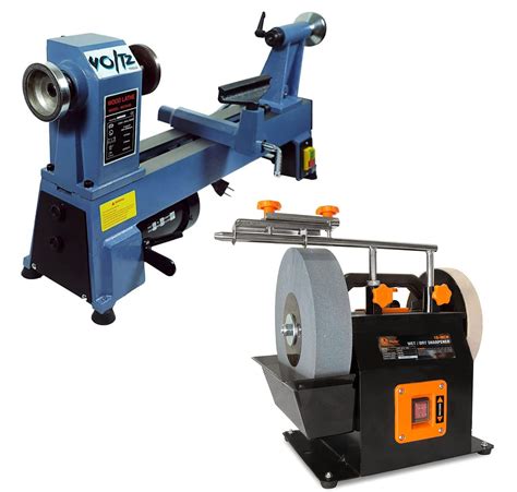 VOLTZ MCS450 - Wood Lathe Power Wood Turning Lathe 450mm 550W Mini ...