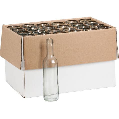 Bordeaux Wine Bottles - 375 ml, Clear - Case of 24 – NY Brew Supply