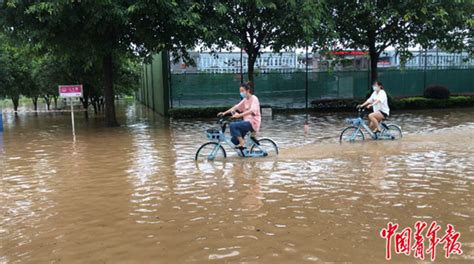 暴雨连降，广西师范大学雁山校区出现积水内涝-中青在线
