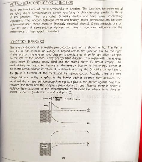 Metal-Semiconductor Junctions: Ohmic & Schottky Contacts Overview - Studocu