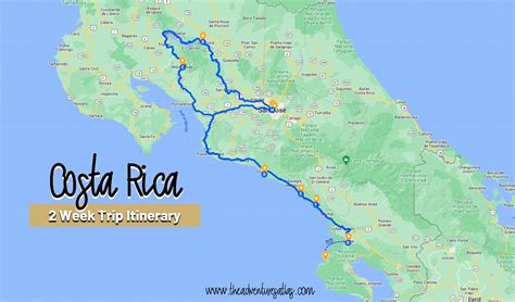 San Jose Costa Rica Road Map