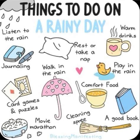 Things To Do On A Rainy Day