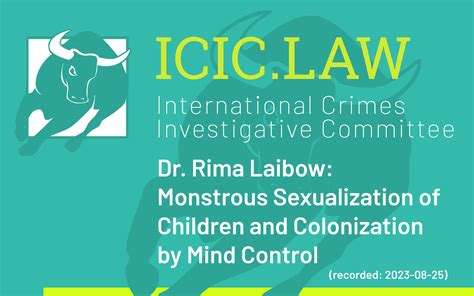 🇺🇸 Dr. Rima Laibow: Monstrous Sexualization of Children and ...