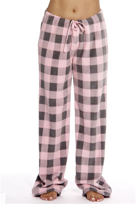 Just Love Buffalo Plaid Plush Pajama Pant (Buffalo Plaid Pink ...