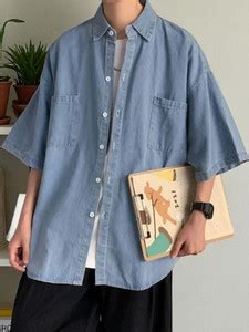 Lauren Adams Men Solid Casual Light Blue Shirt - Buy Lauren Adams Men ...