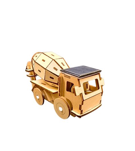 Cementing Truck (Solar) - DIY Puzzle | STEM Education Kit | Wooden Puz ...