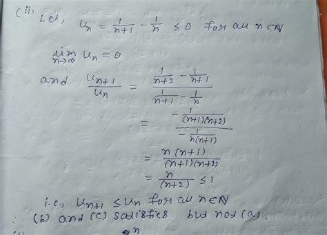 V 8. give examples of series which satisfy conditions (0 (a) and (b ...