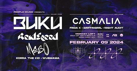 People Music Presents: BUKU, REID SPEED, MESO, CASMALIA, Monkey Loft ...