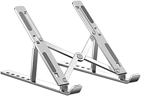 Dyazo 6 Angle Foldable & Portable Laptop Riser Stand Made with Aluminum ...