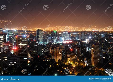 Mexico City at night stock image. Image of overpopulation - 20199341