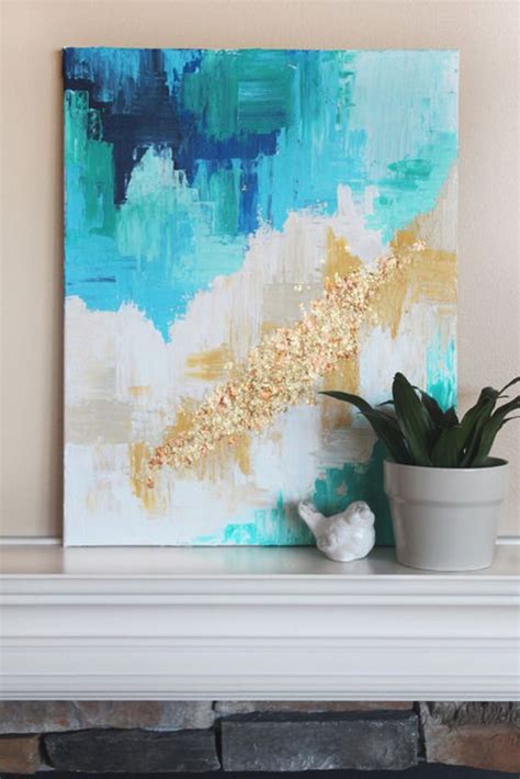 diy abstract wall art