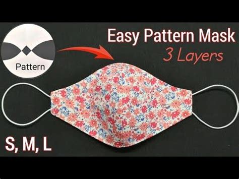 Image result for Triple Layer Mask Pattern