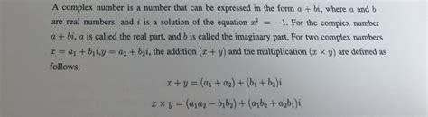 Image result for Complex Numbers a Bi