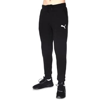 Puma Men's Regular Track Pants (58671651 Black-Cat_S) : Amazon.in ...