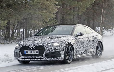 2018 Audi RS5 Coupe Winter Testing With 450 HP, 600 Nm Twin-Turbo V6 - autoevolution