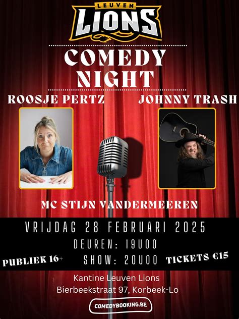 Lions Comedy Night, bierbeekstraat 97, 3360 Bierbeek, Belgium ...