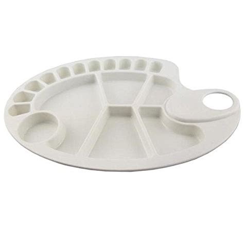Brustro Kidney Shaped 17 Well Plastic Palette 30X20CM – BrustroShop