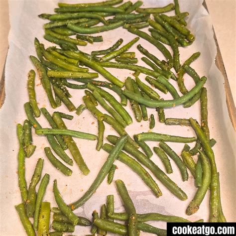 Roasted Frozen Green Beans - Cook Eat Go