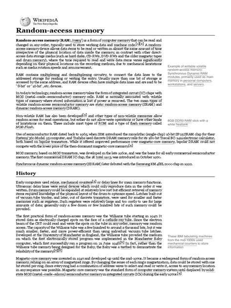 Image result for Random Access Memory Capacity