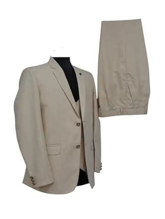 Buy Gargian 3 Piece Mens Suit Set, 2 Button Slim Fit Suit for Men ...