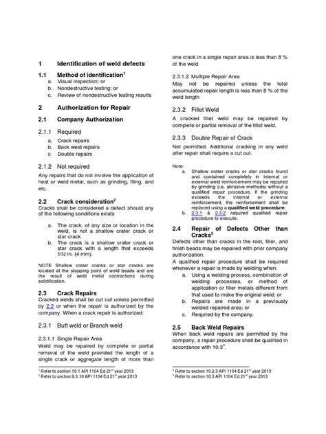 Image result for API 1104 Branch Testing