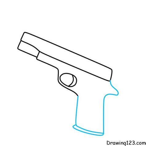 Image result for Simple Gun Drawing Tutorial