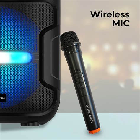 Zebronics Thump 350 Trolley Speaker - 40W, 12h, karaoke
