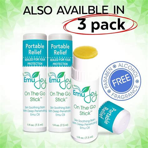 EmuJoy Emu Joy On The Go Anti Itch Cream Stick - Burn India | Ubuy