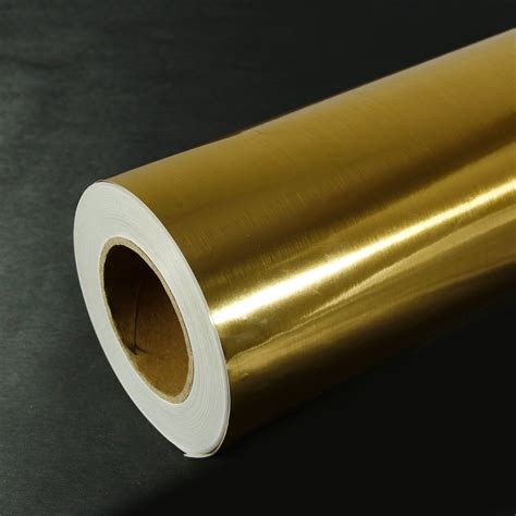 Premium Brushed Gold Cutting Vinyl Roll - Labellet Adhesive Vinyl ...