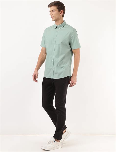 Buy Pure Cotton Printed Spread Collar Shirt at Marks & Spencer