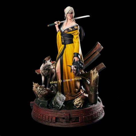 Ciri and the Kitsune Figure Wild Hunter 16 Resin India | Ubuy