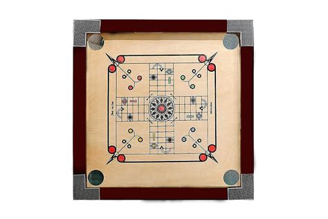 Buy HDN! Carrom with Ludo Board Including Coins, 2 Striker, 2 Powder ...