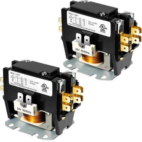 EBOOT 2 Pieces 1 Pole 40 Amp 24 VAC Coil Air Conditioner India | Ubuy