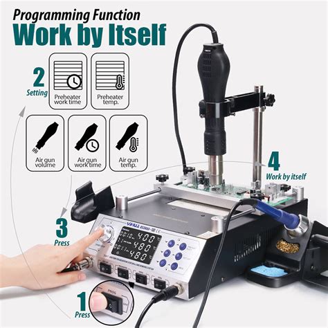 Yihua 853AAA+ Digital SMD BGA Rework Soldering Station - ThinkRobotics ...