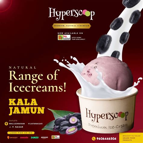 Hyperscoop IceCream, Natural Ice Cream in Bangalore, Ice Cream Parlours ...
