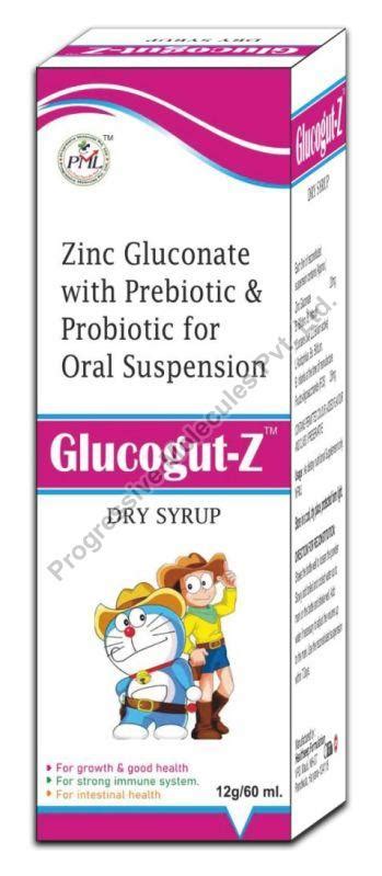 Glucogut Z Dry Syrup | Progressive Molecules Pvt. Ltd.