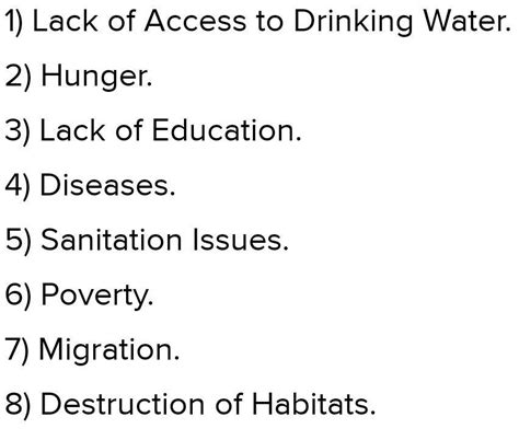 List any three problems caused due to water scarcity. - Brainly.in