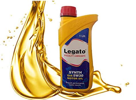 LEGATO SYNTH SAE 5W 30 MOTOR OIL (3 LTR) (PACK OF 1) : Amazon.in: Car ...