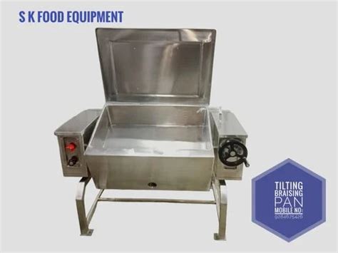 Gas Tilting Braising Pan Manufacturer from Vasai