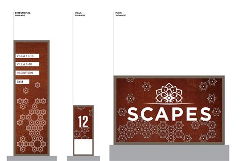 Signage design for luxury villas in Goa - Scapes - villacmyk