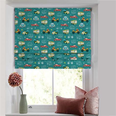 Buy Kids Satin Mint Green Roman Blind Online | Drape Story – Spaces ...