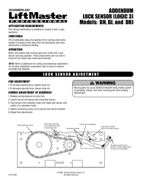 Lift Master User Manual 的图像结果