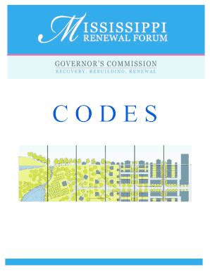 Fillable Online CODES REPORT Mississippi Fax Email Print - pdfFiller