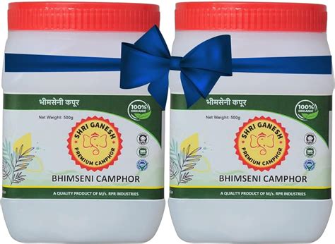 MANGALAM Bhimseni (Original) Camphor 500g Jar - Pack Of 1 | 100% Pure ...