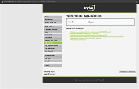 Image result for SQL Injection Wasp Code