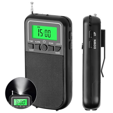 SUPRBIRD Portable Radio AM/FM SW, Transistor Radio with LCD Screen ...