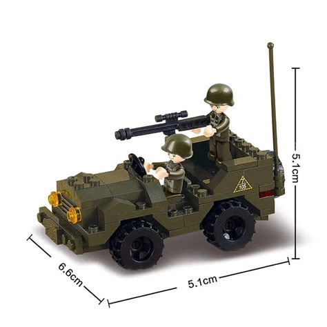 Sluban ‎M38-B5900 Land Forces-Antiaircraft Flak Building Blocks — Toycra