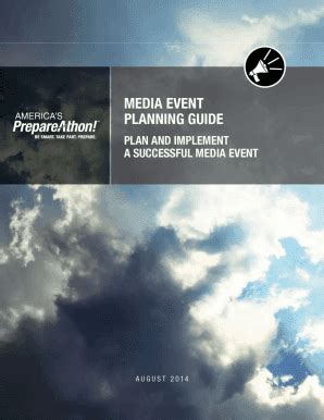 Fillable Online fema Media event planning guide - Federal Emergency ...