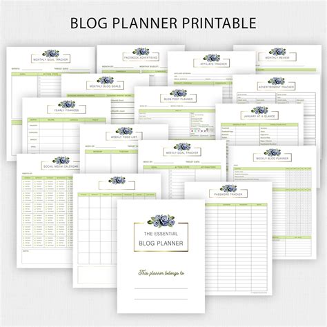 Image result for Blog Planner Template