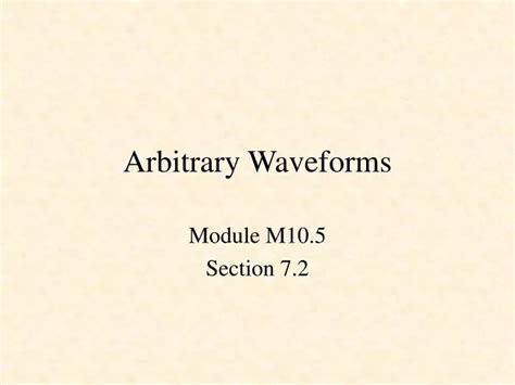 Image result for Arbitrary Waveforms